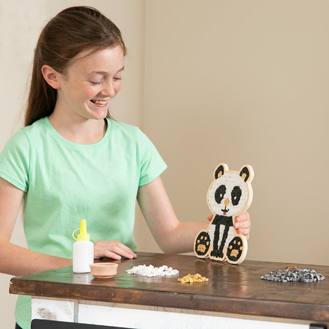 Panda Mosaic Art Craft