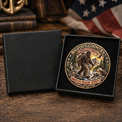 🏆Last Day Promo: 49% OFF! 🎖️Bigfoot Country Explorer Challenge Coin