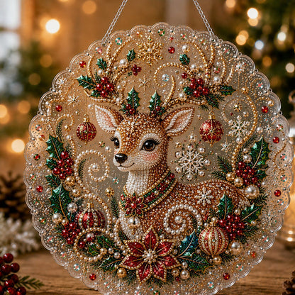 🔥Last Day 49% OFF-🎄Christmas Diamond Art Hanging Ornament Kit