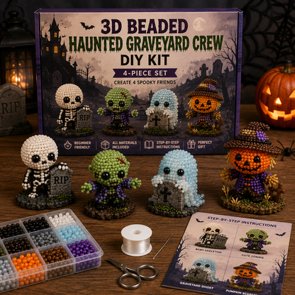 ⚡ LAST CHANCE! 60% OFF ENDS TONIGHT 🎃Halloween Beaded Craft Friends Kit