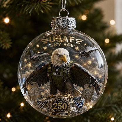 🎄 LAST DAY 75% OFF 🇺🇸 America 250th Military Legacy Light-Up Christmas Ball