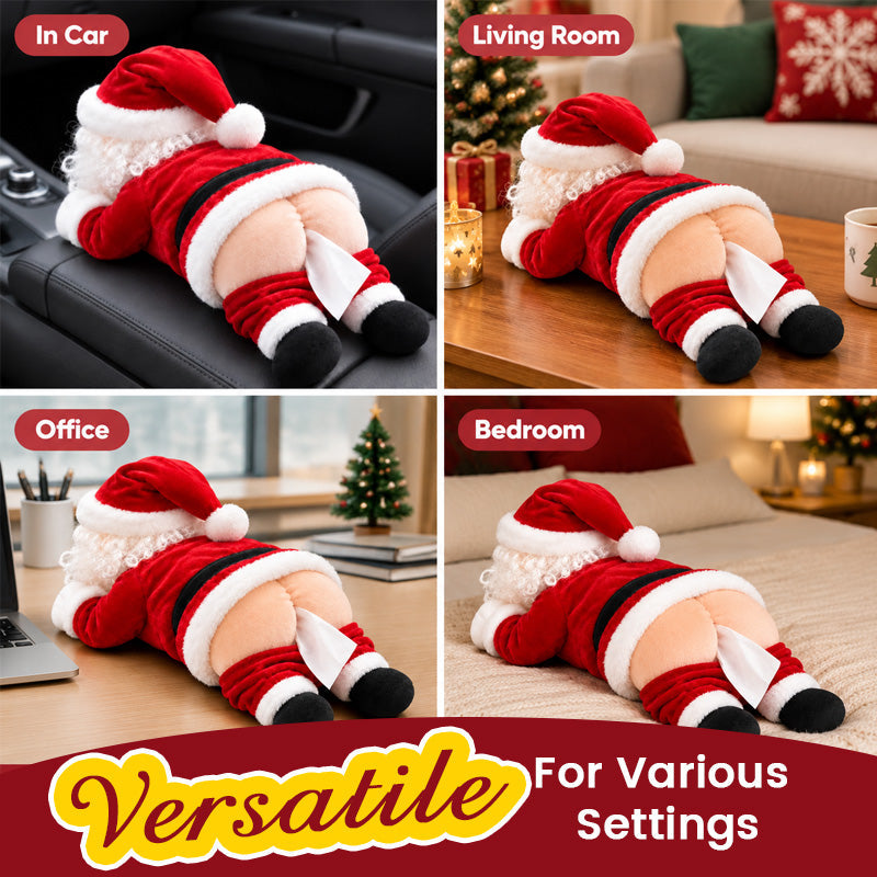 🎅Funny Santa Butt Tissue Box