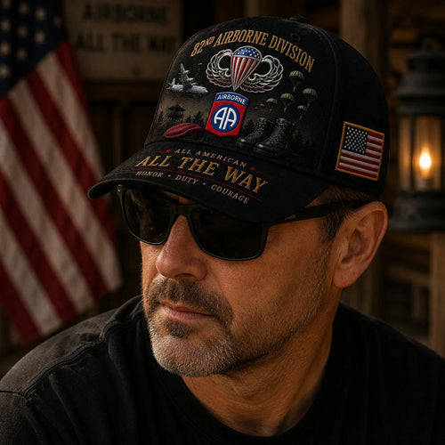 🔥Last Day 49% OFF – 🪂✈️U.S. Army Airborne Units “All the Way” Tribute Cap