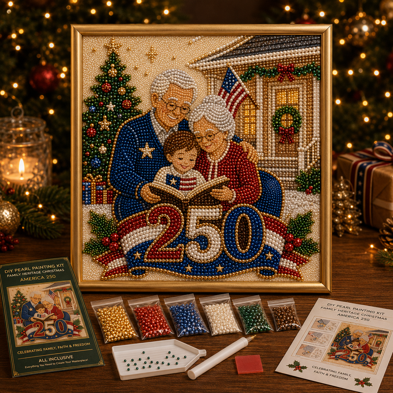 LAST DAY 75% OFF 🇺🇸🎄 The Once-In-A-Lifetime 250th Christmas Pearl Collection