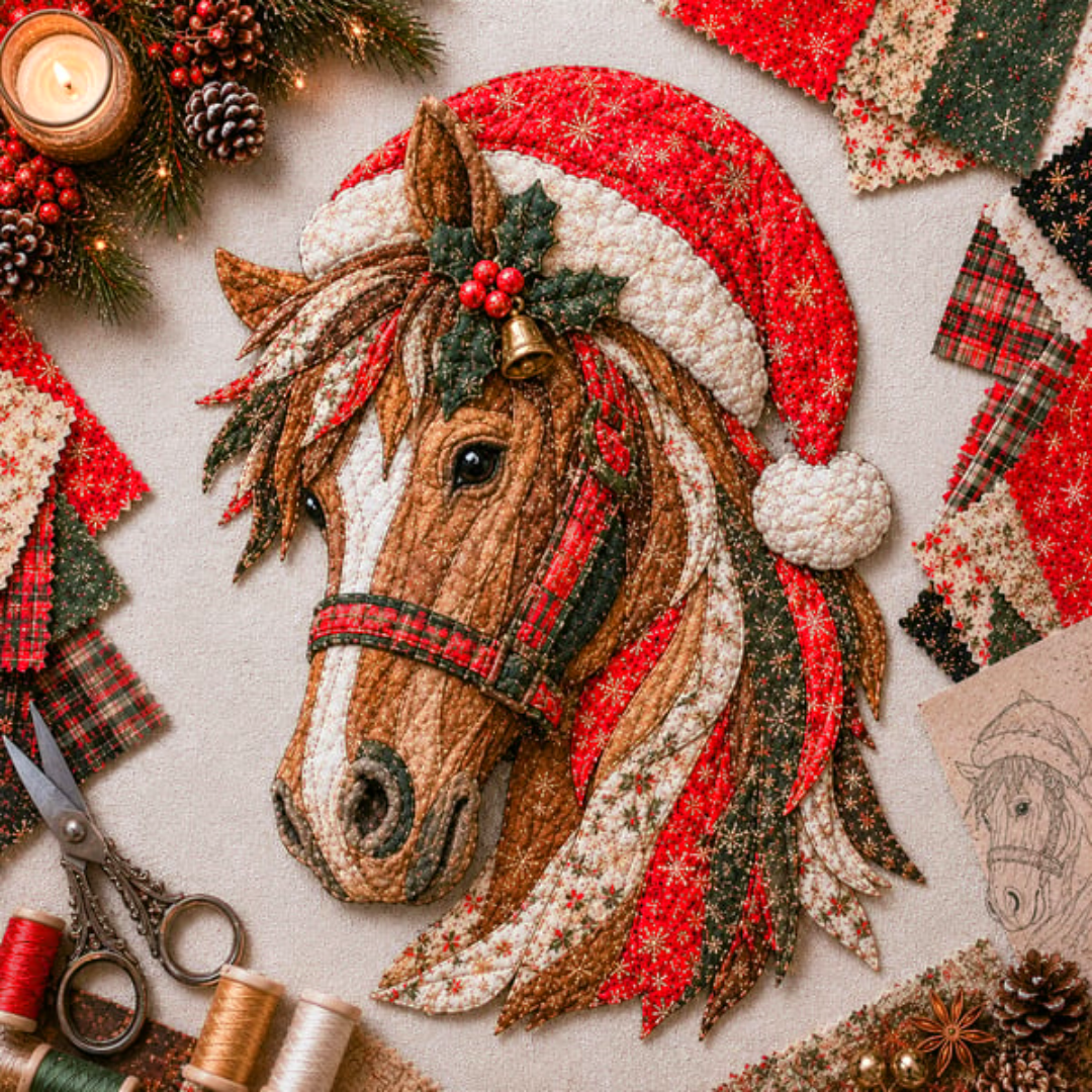 🔥Limited time 70% OFF -🎅✨Christmas Patchwork Fabric DIY Decor Kit