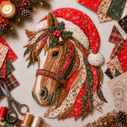 🔥Limited time 70% OFF -🎅✨Christmas Patchwork Fabric DIY Decor Kit