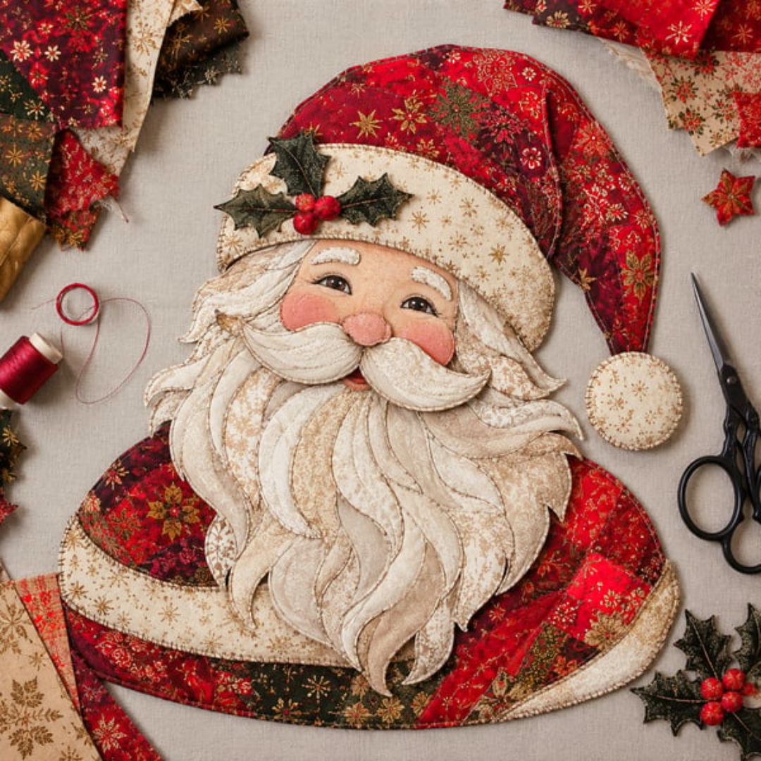 🔥Limited time 70% OFF -🎅✨Christmas Patchwork Fabric DIY Decor Kit
