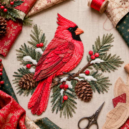🔥Limited time 70% OFF -🎅✨Christmas Patchwork Fabric DIY Decor Kit
