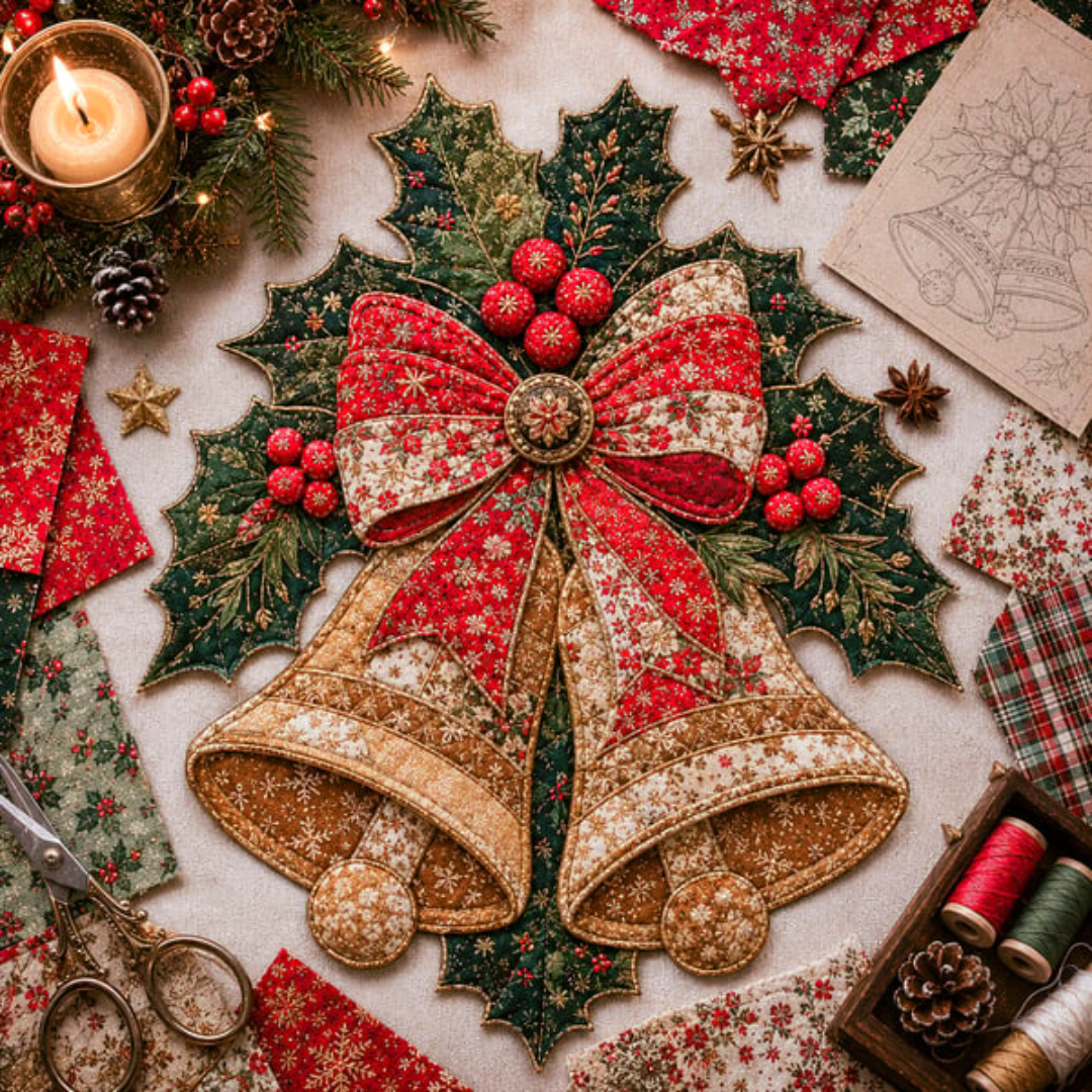 🔥Limited time 70% OFF -🎅✨Christmas Patchwork Fabric DIY Decor Kit