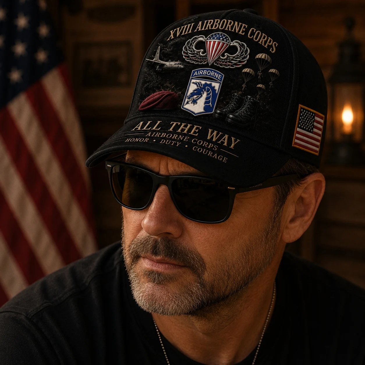 🔥Last Day 49% OFF – 🪂✈️U.S. Army Airborne Units “All the Way” Tribute Cap