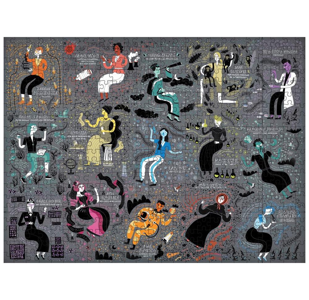Women in Science Puzzle: Fearless Pioneers Who Changed the World - 500 Pieces Puzzle