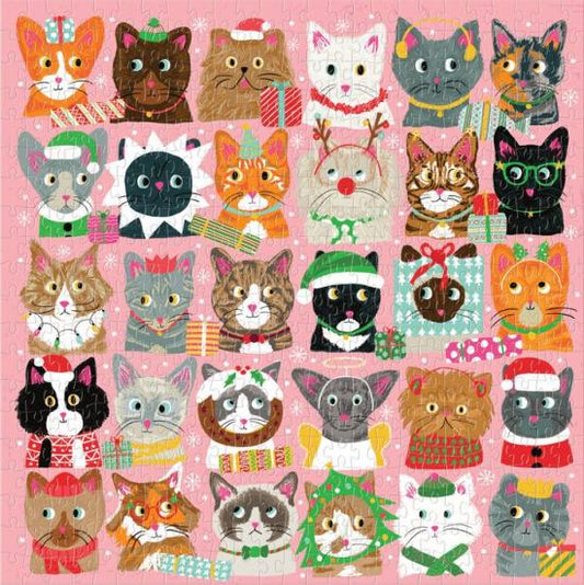 Festive Furballs - 500 Pieces Puzzle