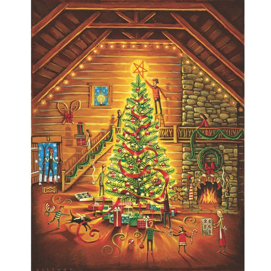 Christmas Eve - 25 Pieces Wooden Puzzle