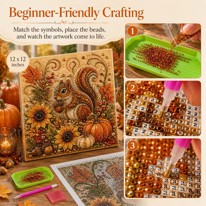 🔥 Last Day 75% OFF - 🍂💎 Autumn Pearl Painting Kit – Relaxing DIY Craft to Create Sparkling Fall Artwork 🖌️