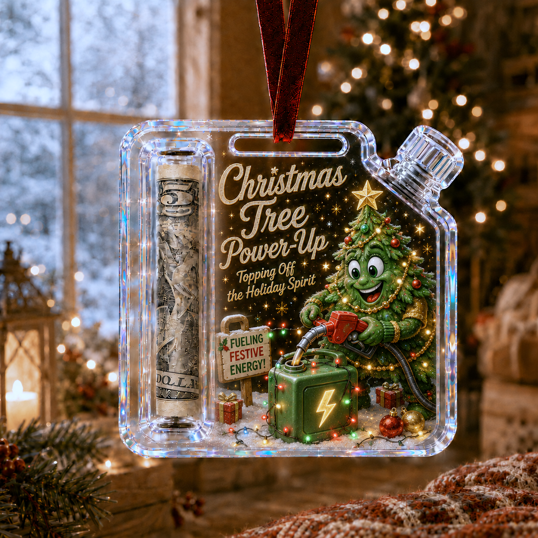🔥Last 45pcs🎉-✨🎄Christmas Fuel-Up Cash Gift Ornament