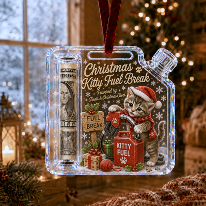 🔥Last 45pcs🎉-✨🎄Christmas Fuel-Up Cash Gift Ornament