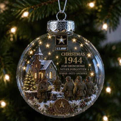 🎄 LAST DAY 75% OFF 🇺🇸 America 250th Military Legacy Light-Up Christmas Ball
