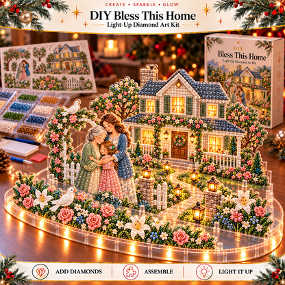 ✨ Faith & Glow DIY Diamond Art Scene Kit