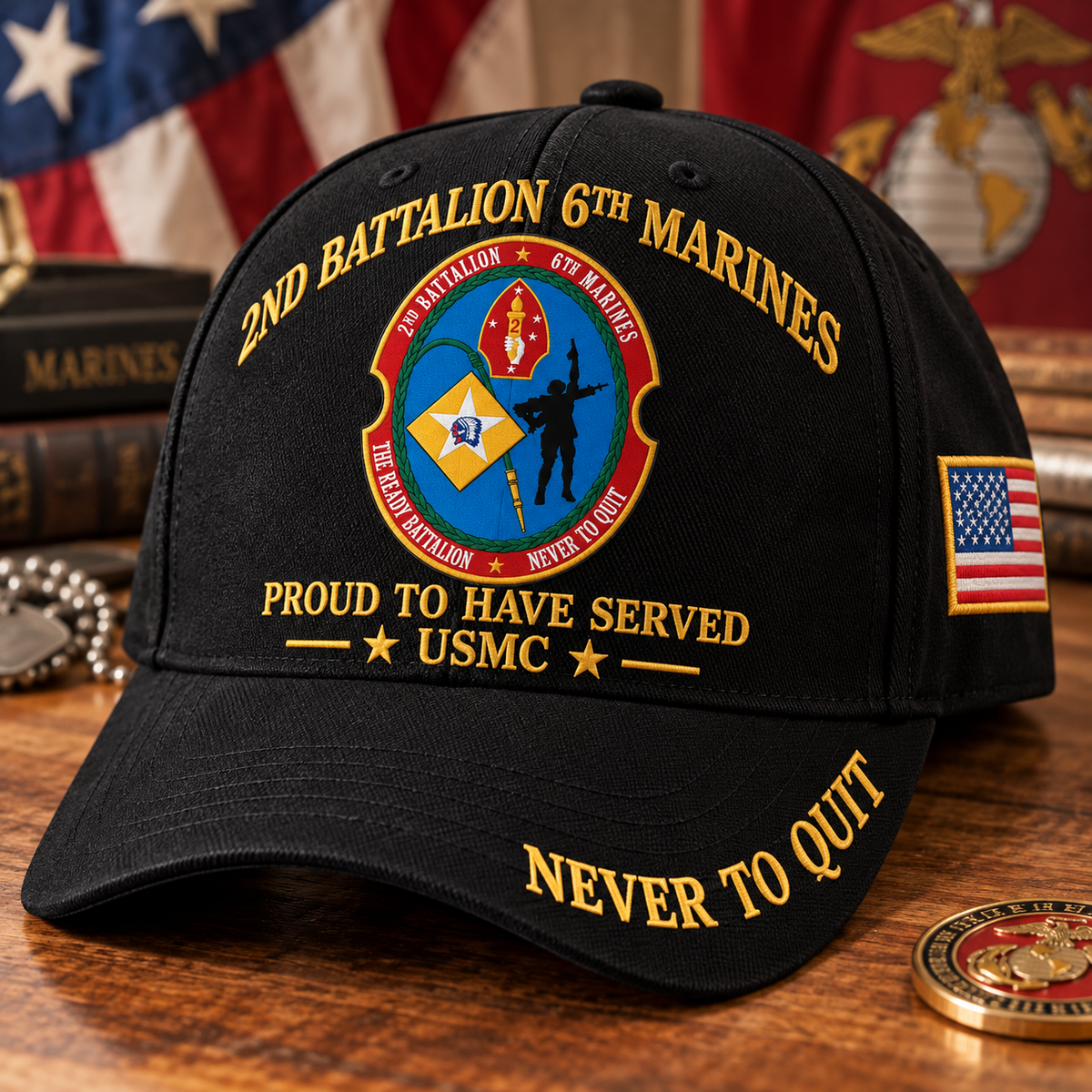 🌲LAST DAY SALE 50% OFF 🎁USMC Infantry Battalion Veteran Cap Collection