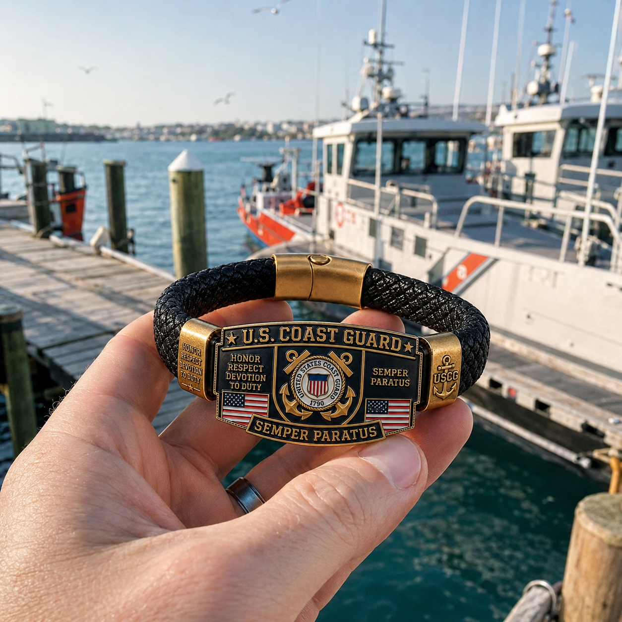 ⚓Last Day Promo: 70% OFF 🌊U.S. Coast Guard Semper Paratus Tribute Bracelet