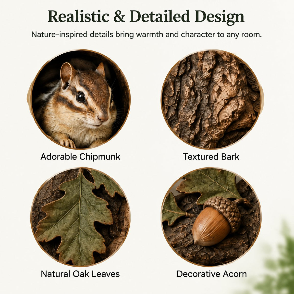 Chipmunk Tree Hollow Door Topper (📦Buy 2 Free Shipping)