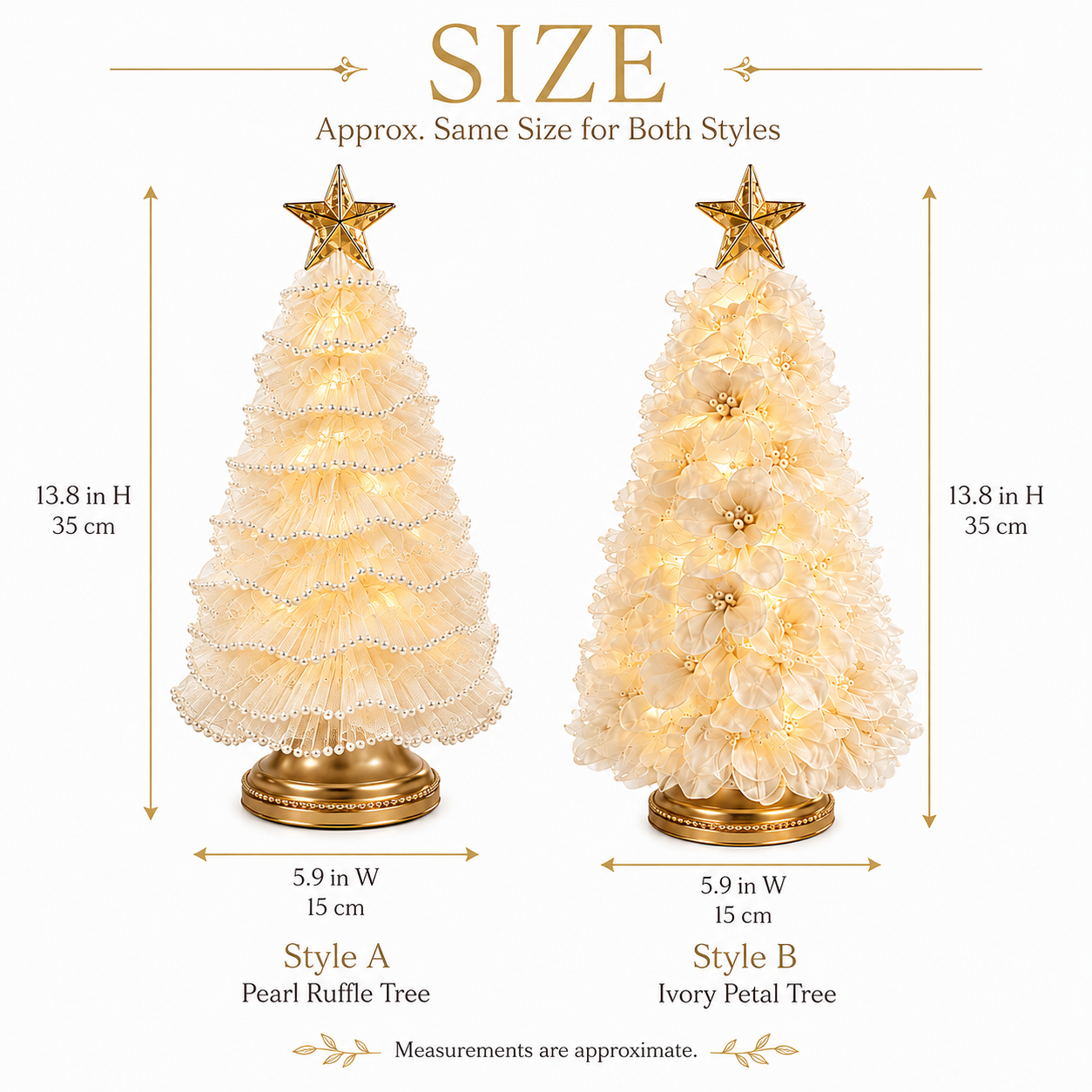 DIY Lighted Christmas Tree Craft Kit with 6-Hour Timer