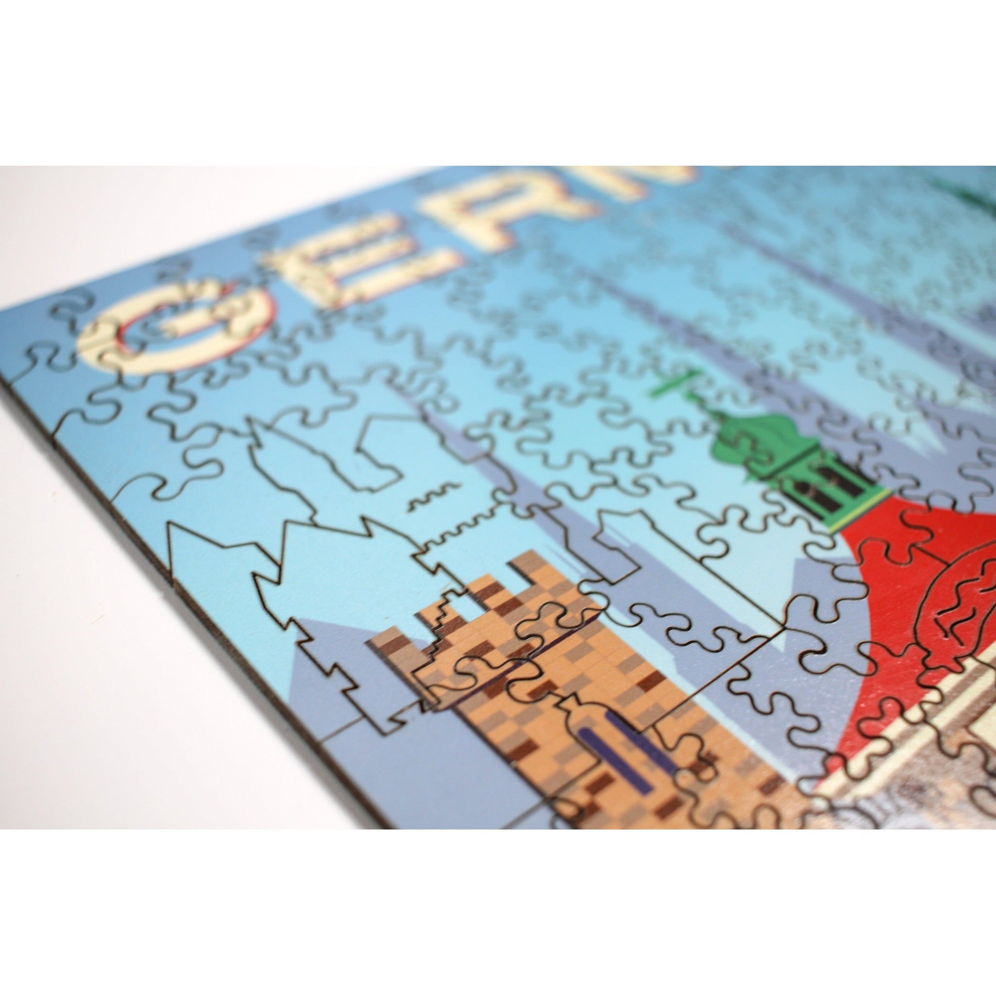 Germany - 317 Pieces Wooden Puzzle