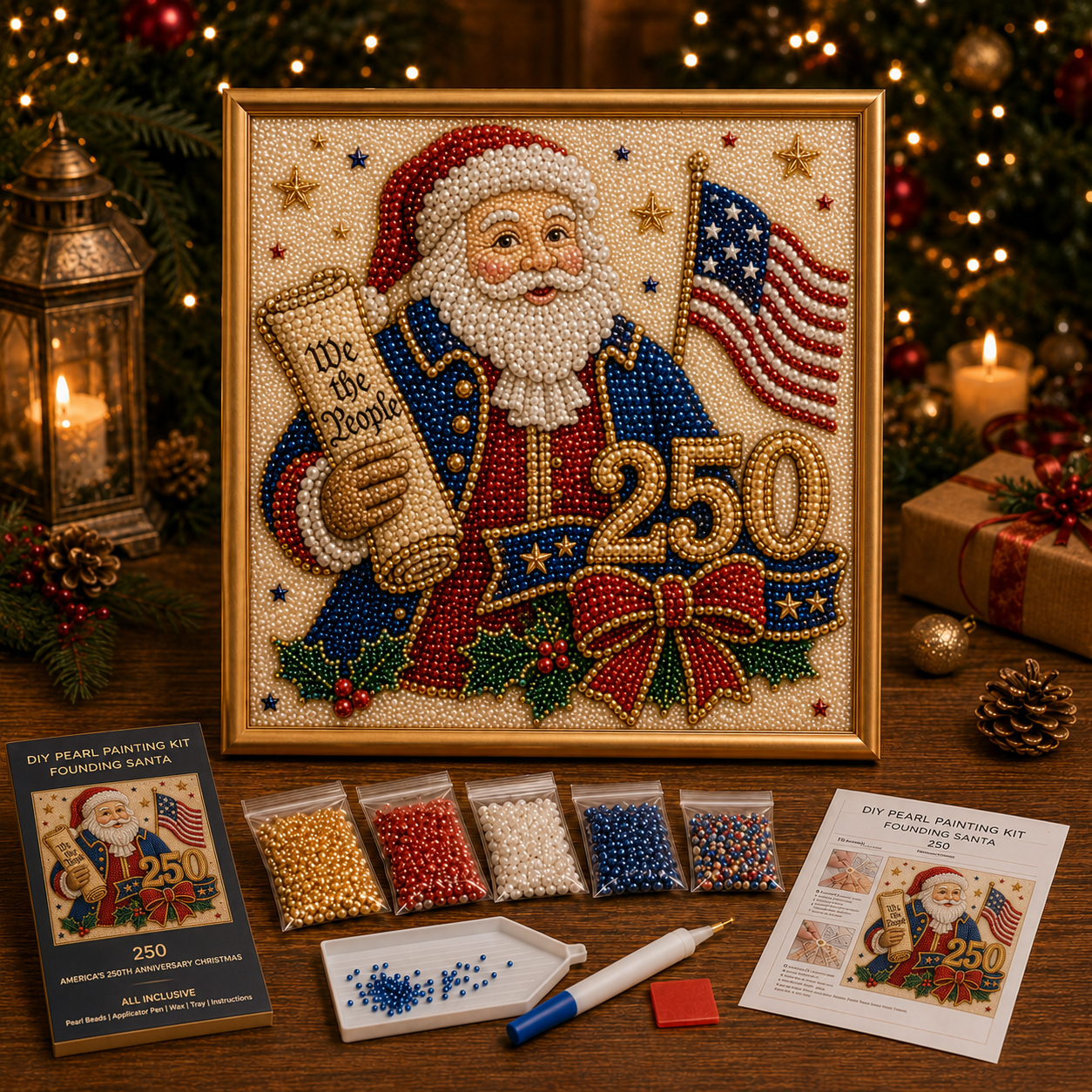 LAST DAY 75% OFF 🇺🇸🎄 The Once-In-A-Lifetime 250th Christmas Pearl Collection