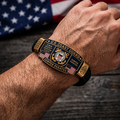 ⚓Last Day Promo: 70% OFF 🌊U.S. Coast Guard Semper Paratus Tribute Bracelet