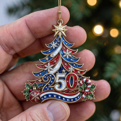 ⏰LIMITED TIME 49% OFF!🔥USA 250th Anniversary Christmas Ornament