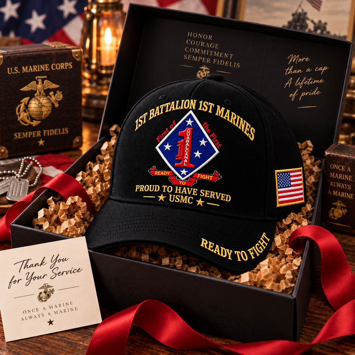 🌲LAST DAY SALE 50% OFF 🎁USMC Infantry Battalion Veteran Cap Collection
