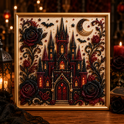 🔥 Last Day 75% OFF – 👻✨ Halloween Pearl Art DIY Kit – Turn Tiny Pearls into Spooky-Cute Magic