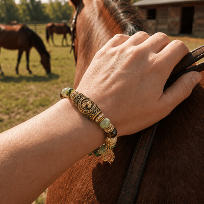 🔥Hot Sale🔥- 🐎Western Horse Guardian Crystal Bracelet👍