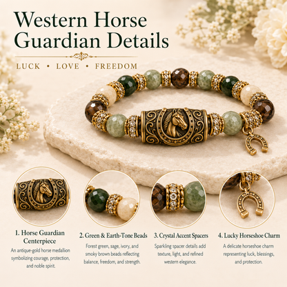 🔥Hot Sale🔥- 🐎Western Horse Guardian Crystal Bracelet👍