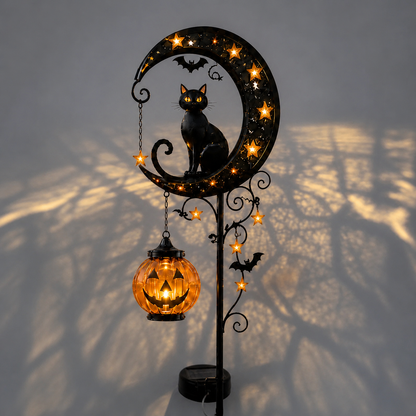 🎃 Halloween Early Bird Sale | 70% OFF Pumpkin Moon Garden Stake Light