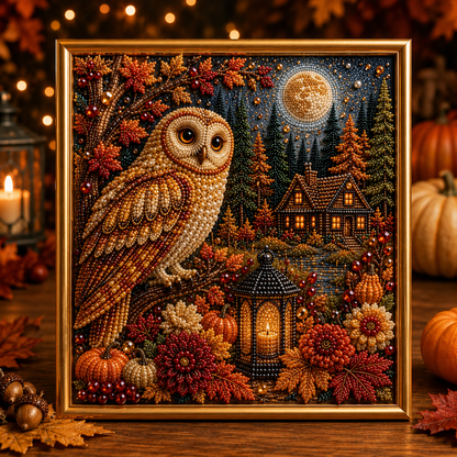 🔥 Last Day 75% OFF - 🍂💎 Autumn Pearl Painting Kit – Relaxing DIY Craft to Create Sparkling Fall Artwork 🖌️