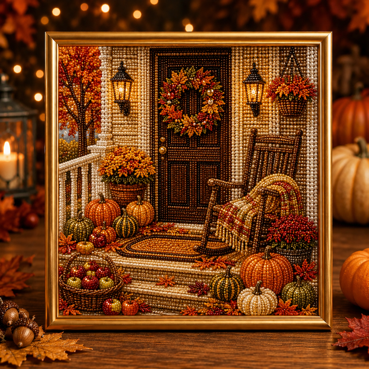 🔥 Last Day 75% OFF - 🍂💎 Autumn Pearl Painting Kit – Relaxing DIY Craft to Create Sparkling Fall Artwork 🖌️