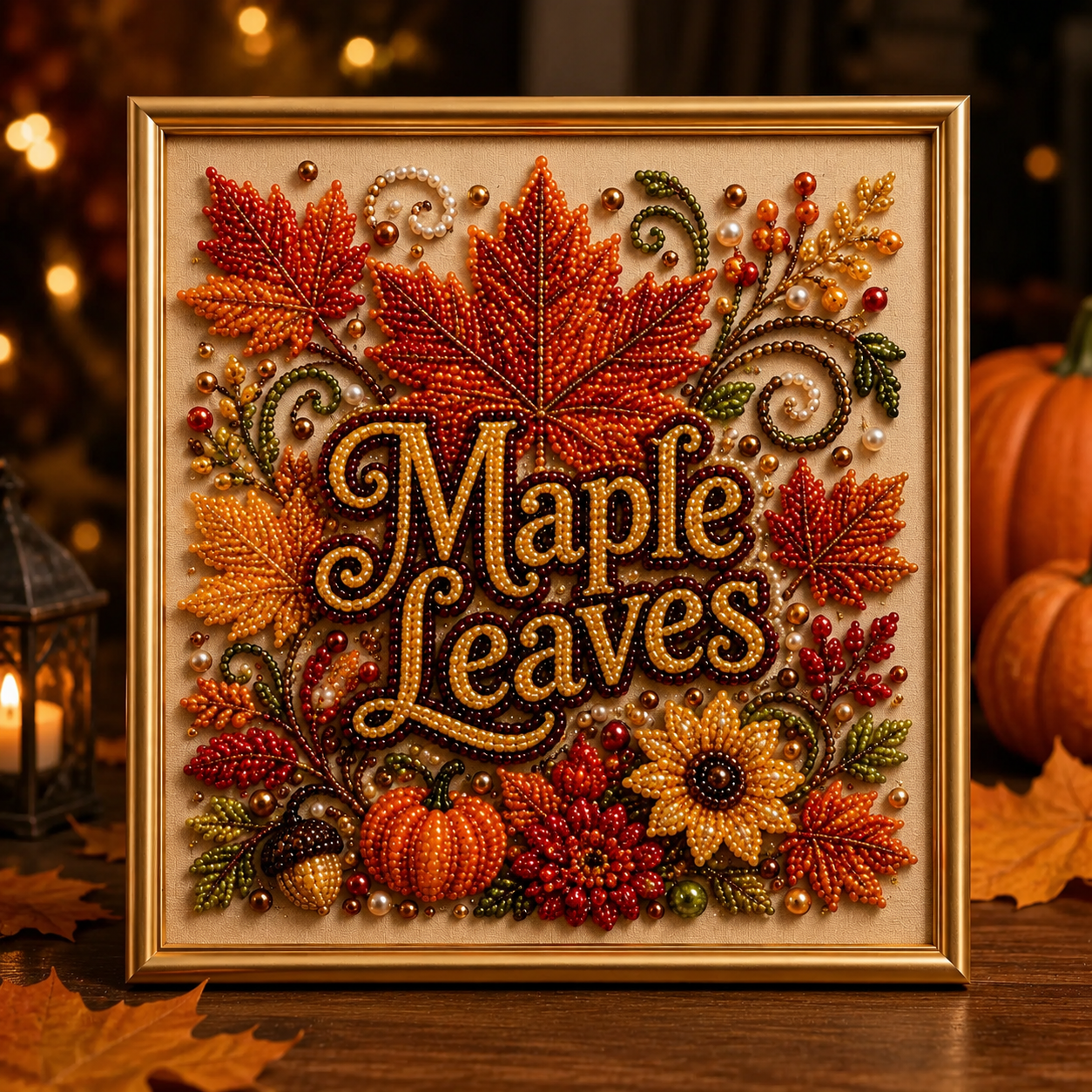 🔥 Last Day 75% OFF - 🍂💎 Autumn Pearl Painting Kit – Relaxing DIY Craft to Create Sparkling Fall Artwork 🖌️