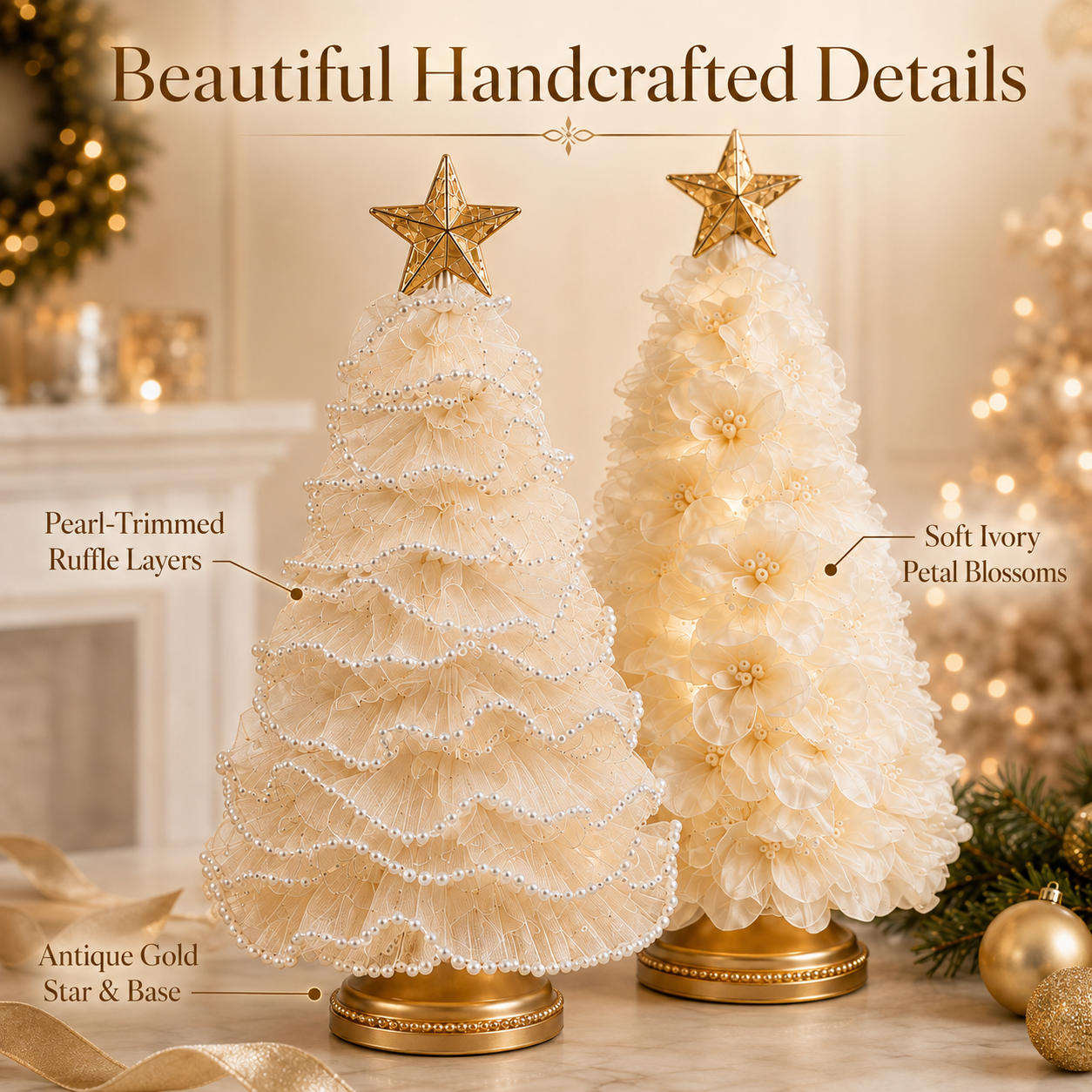 DIY Lighted Christmas Tree Craft Kit with 6-Hour Timer