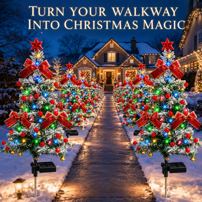 🎄2026 Solar Christmas Trees Lights Outdoor Decoration Waterproof