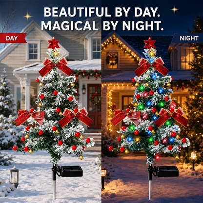 🎄2026 Solar Christmas Trees Lights Outdoor Decoration Waterproof