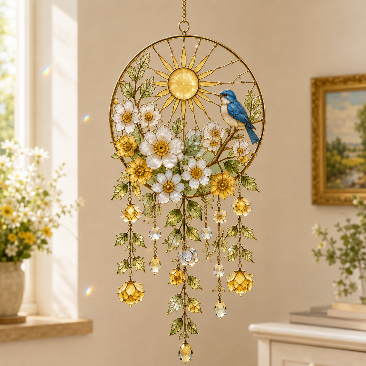 🔥Last Day 50% OFF - 🌸Crystal Garden Suncatcher