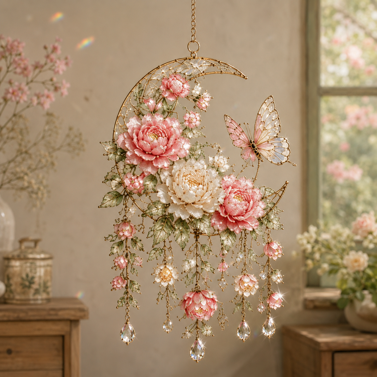 🔥Last Day 50% OFF - 🌸Crystal Garden Suncatcher
