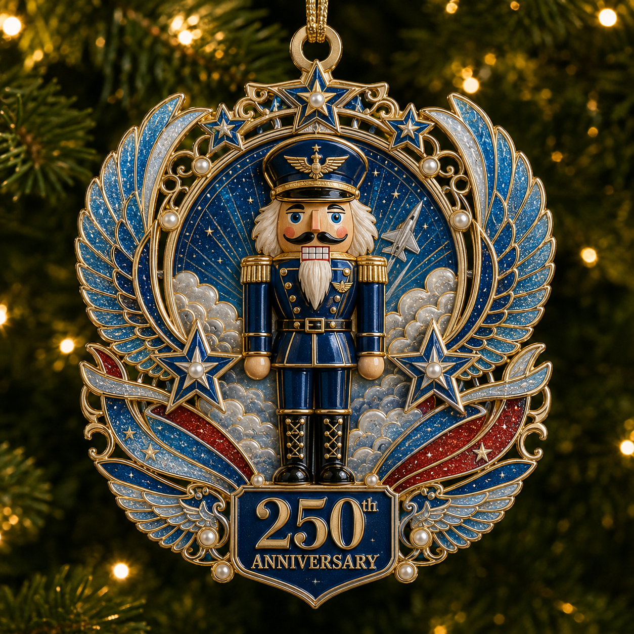 🔥 Limited Edition 🔥 250th Anniversary Hero Tribute Nutcracker Ornaments 🎄🇺🇸✨ Buy More, Save More 🎁