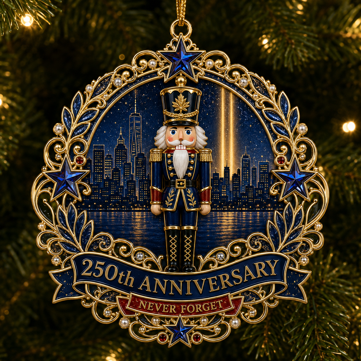 🔥 Limited Edition 🔥 250th Anniversary Hero Tribute Nutcracker Ornaments 🎄🇺🇸✨ Buy More, Save More 🎁