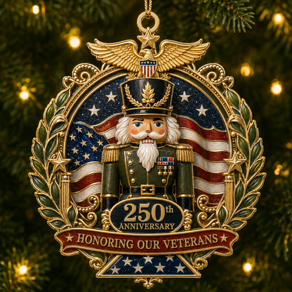 🔥 Limited Edition 🔥 250th Anniversary Hero Tribute Nutcracker Ornaments 🎄🇺🇸✨ Buy More, Save More 🎁