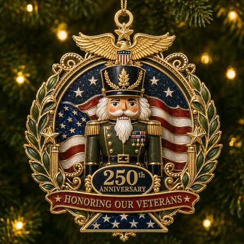 🔥 Limited Edition 🔥 250th Anniversary Hero Tribute Nutcracker Ornaments 🎄🇺🇸✨ Buy More, Save More 🎁