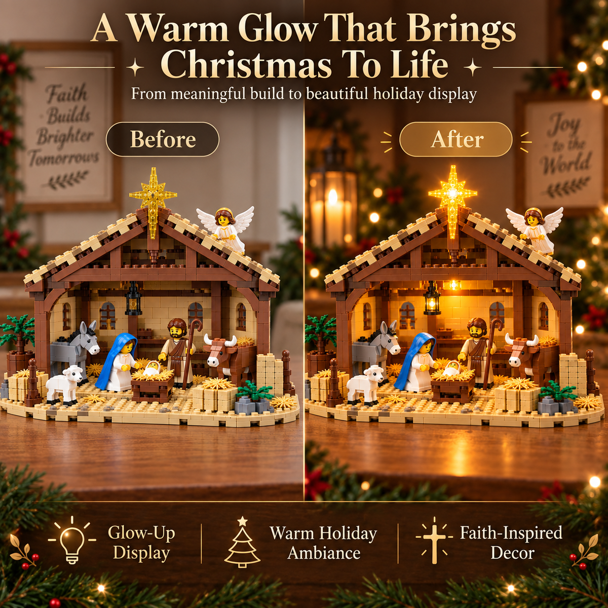 🔥Last Day 60% OFF🔥🌟The Nativity Story Building Block Set