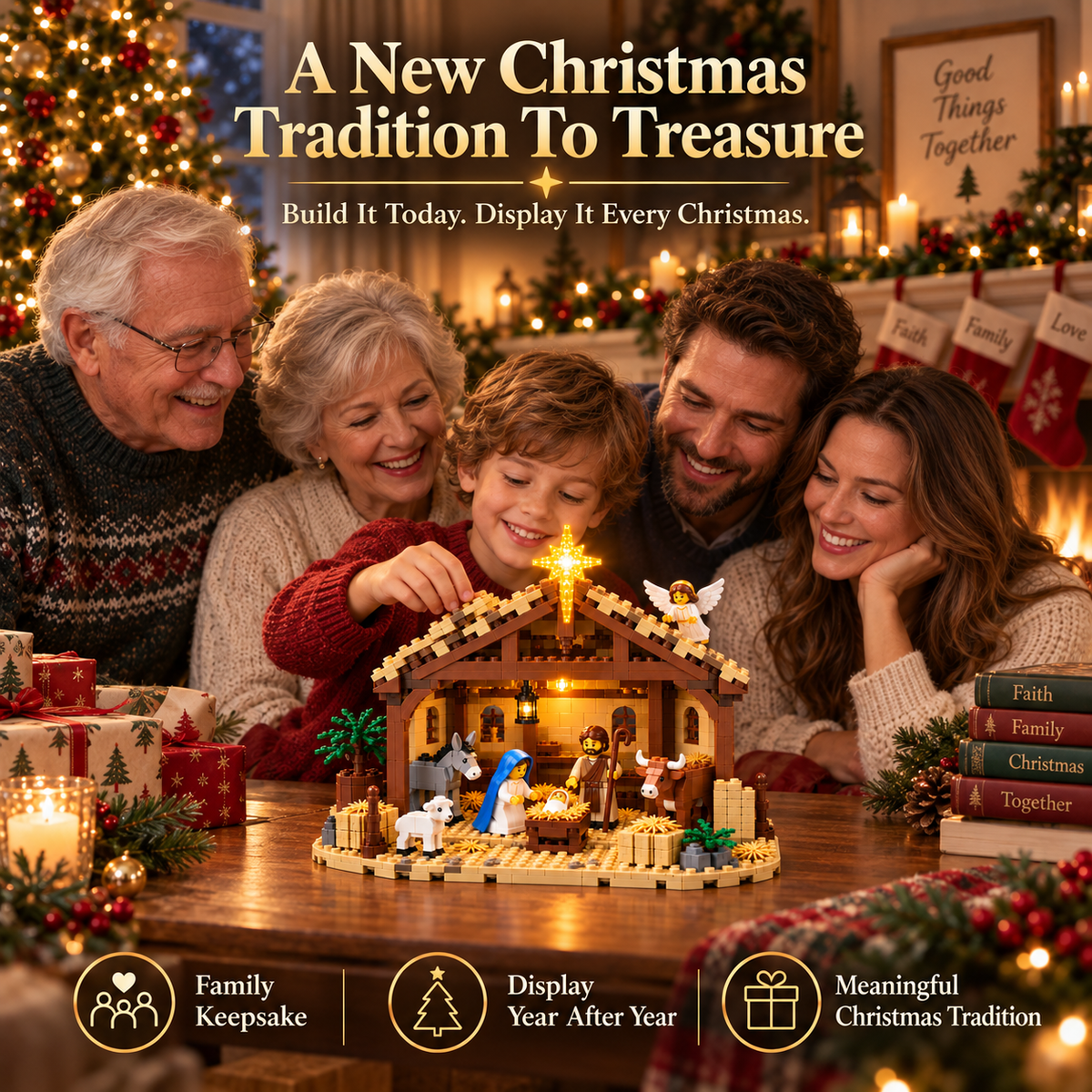 🔥Last Day 60% OFF🔥🌟The Nativity Story Building Block Set