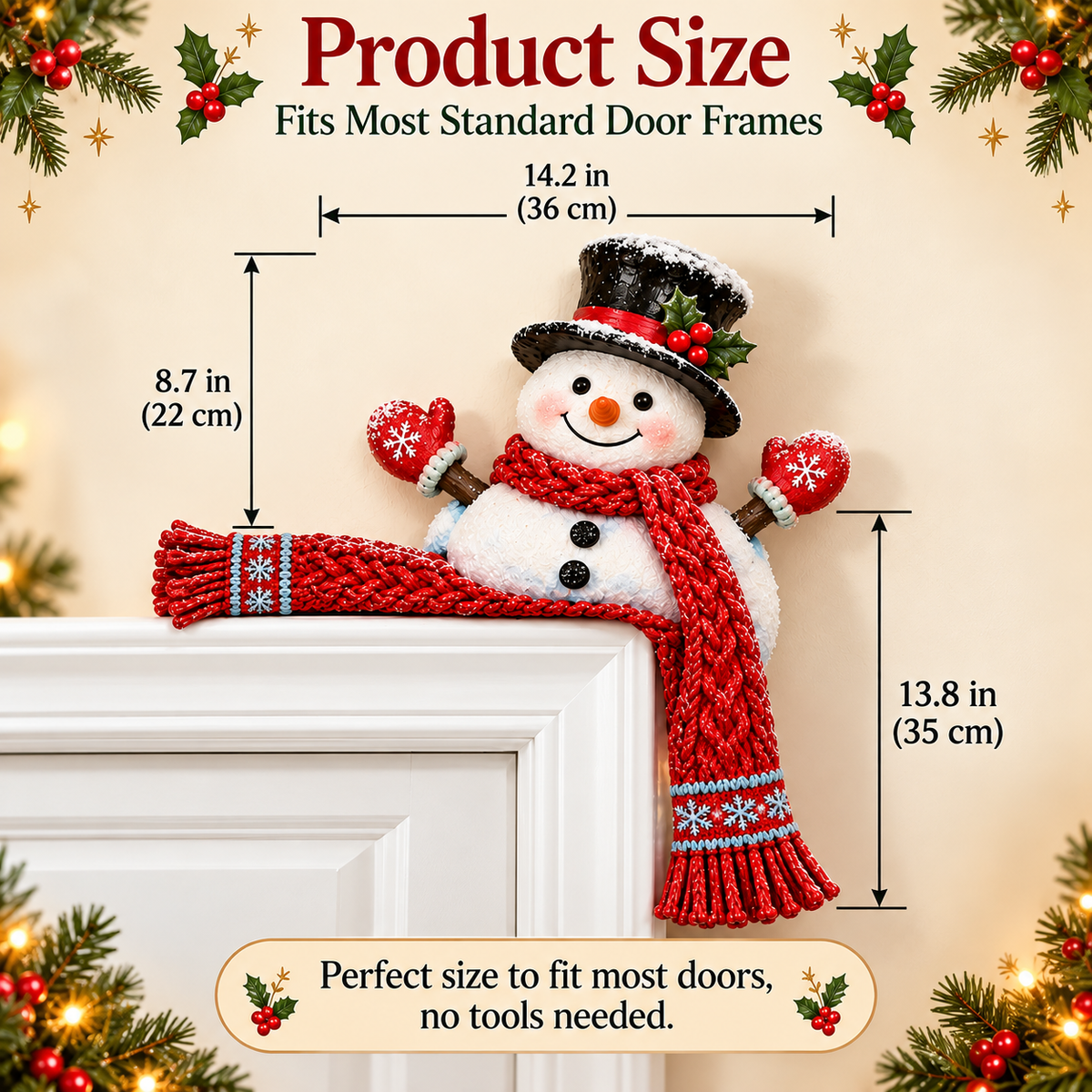 🌲🎅 Cozy Christmas Door Corner Decoration Collection